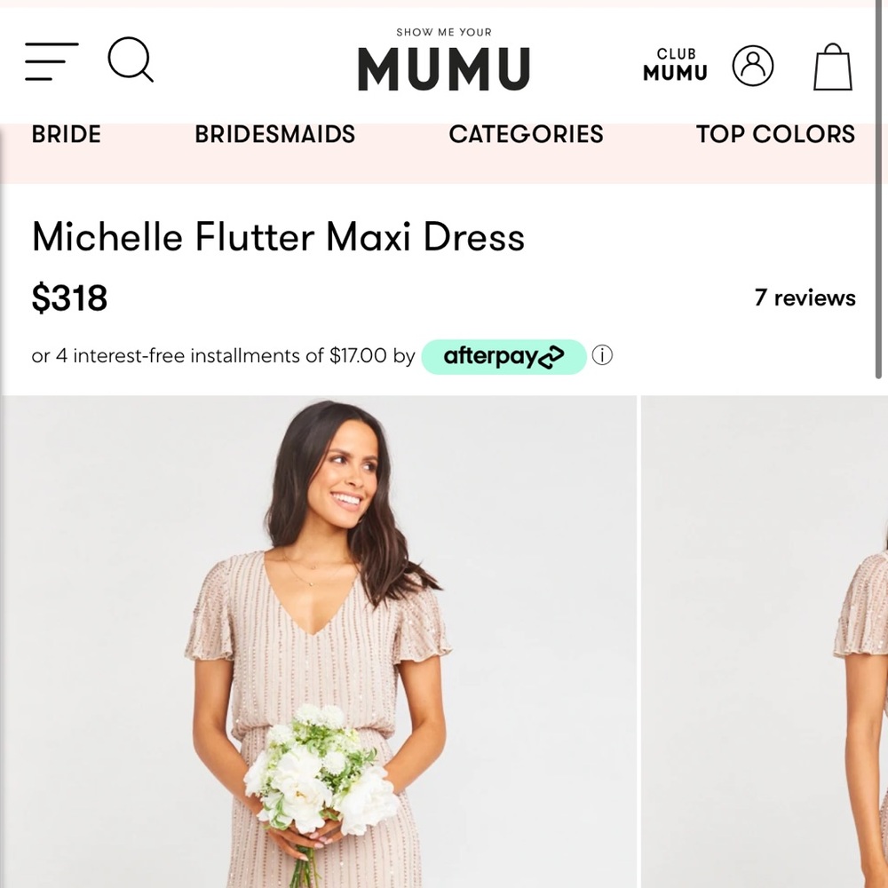 Michelle Flutter Maxi Dress - Show Me Your Mumu - Color: Show me the ring